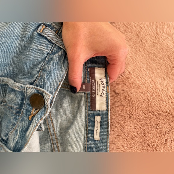 Fat Face ripped boyfriend jeans UK size 8 US size 2 - Picture 6 of 6